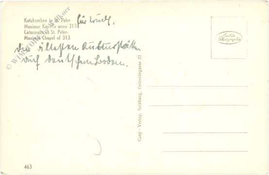 salzburg, stift st. peter, katakomben