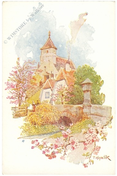 ortsansicht im frühling ortsansicht im frühling
