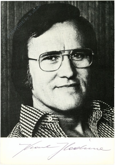 karl hodina . autogrammkarte