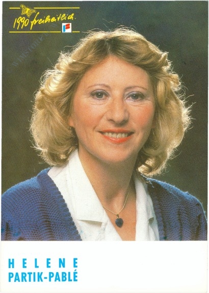 helene partik pablé autogrammkarte