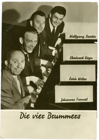 die vier brummers autogrammkarte