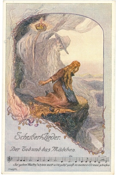 schubert franz, schubert lieder der tod und das mädchen