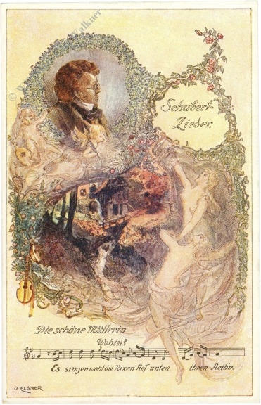 schubert franz, schubert lieder die schöne müllerin