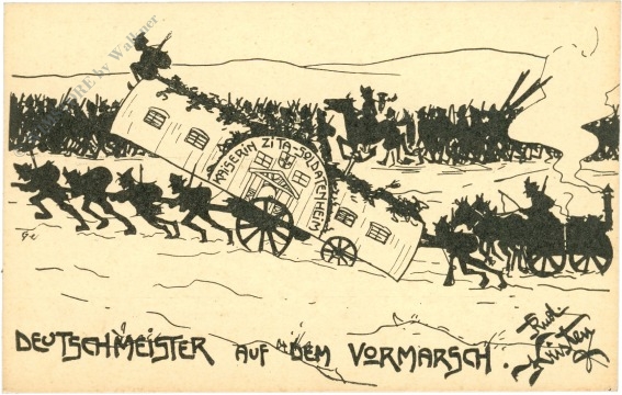 deutschmeister auf dem vormarsch...