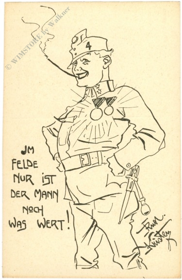 deutschmeister: im felde nur ist der mann noch was wert!