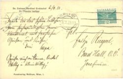 se. eminenz kardinal erzbischof dr. theodor innitzer