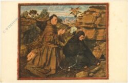 st. franziskus empfängt die stigmata