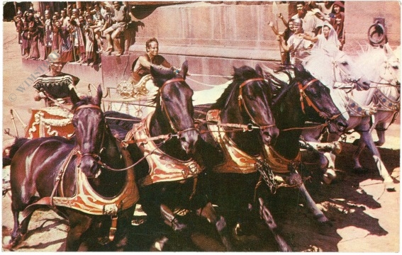 chariot race in ben hur