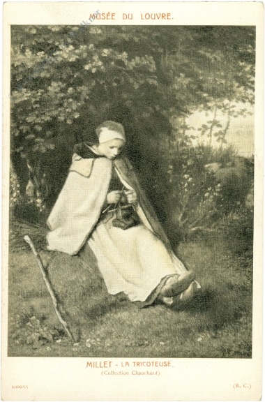 millet: la tricoteuse