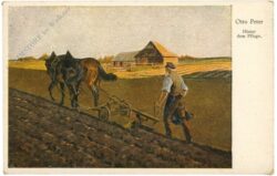 peter, otto: hinter dem pfluge