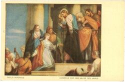 veronese, paolo: christus vor dem hause des jairus