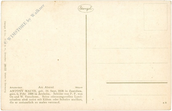 mauve, antony: am abend