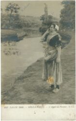 frau am fluss frau am fluss