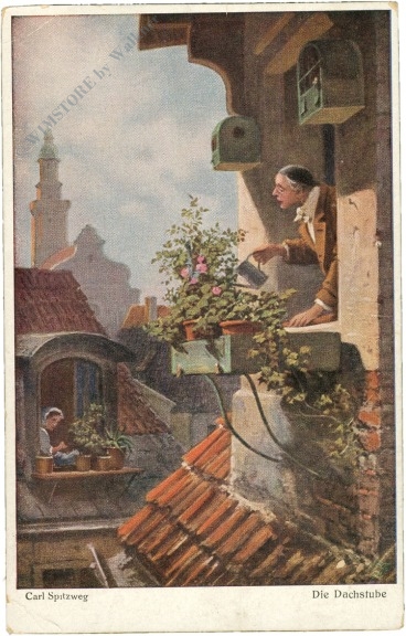 spitzweg, carl: die dachstube spitzweg, carl: die dachstube