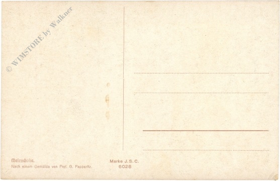 paperitz, prof. g.: melancholie