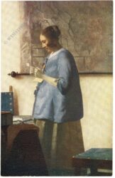 vermeer van delft, joh.: die brieflesende frau