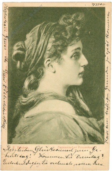 doubek, f.: germansicher frauenkopf