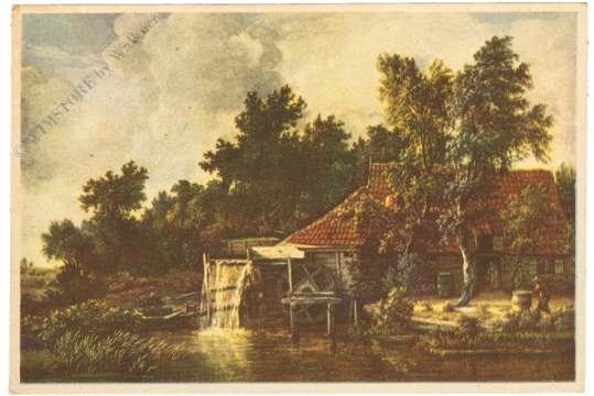 hobbema: watermolen hobbema: watermolen
