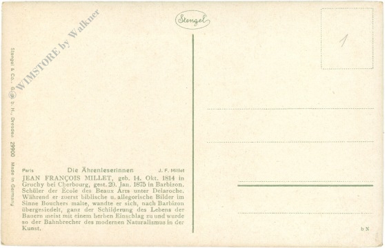 millet, jean francois: die Ährenleserinnen