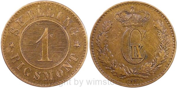 dänemark, 1 skilling rigsmont 1856, altona, km 763, bronze, ss (kopie)