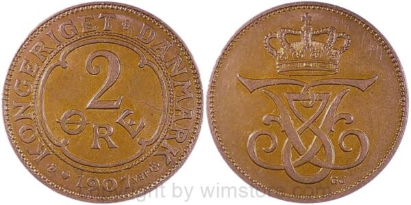 dänemark, 2 Öre 1906, km 893.2, bronze, ss (kopie) dänemark, 2 Öre 1906, km 893.2, bronze, ss (kopie)