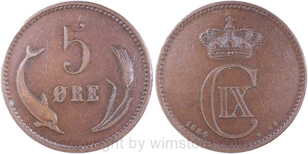 dänemark, 2 Öre 1923, km 813.2, bronze, ss vz (kopie)