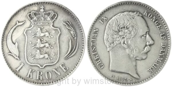 dänemark, 1 krone 1875, km 797.1, silber, s (kopie)