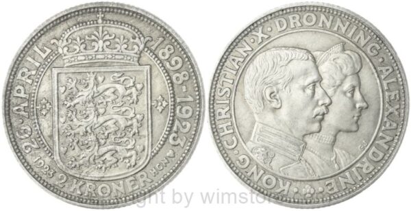 dänemark, 2 kroner 1916, km 820, silber, ss (kopie)