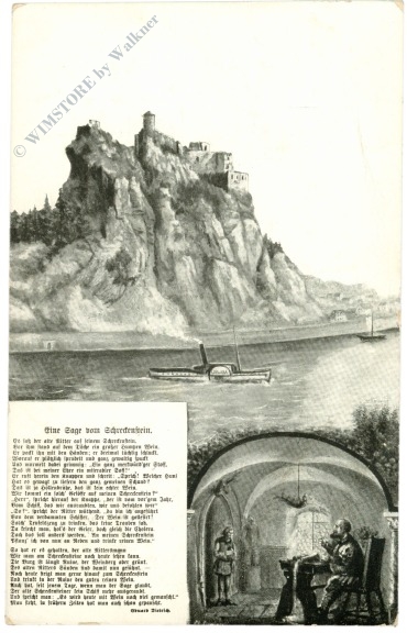 usti nad labem (aussig), burg schreckenstein, sage