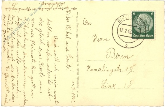 nikolsburg, ortsansicht