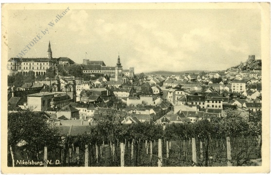 nikolsburg, ortsansicht