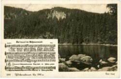 nova pec (neuofen), plöckensteiner see, böhmerwald lied