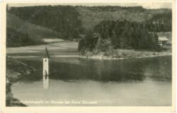 alt vöttau, dreifaltigkeitskapelle im stausee bei ruine zornstein