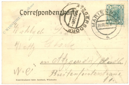 marianske lazne (marienbad), kreuzbrunnen