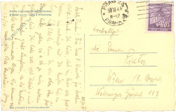 praha (prag), karlsbrücke und hradschin