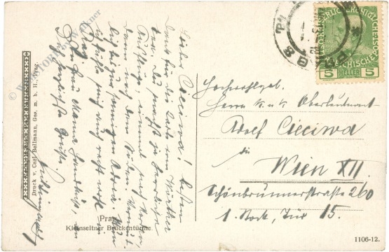 praha (prag), kleinseitner brückenturm