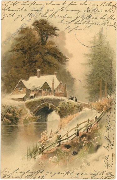 häuschen am fluss