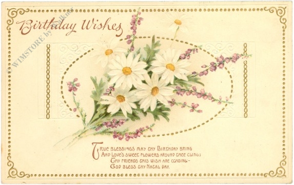 geburtstag: margeriten mit vers geburtstag: margeriten mit vers