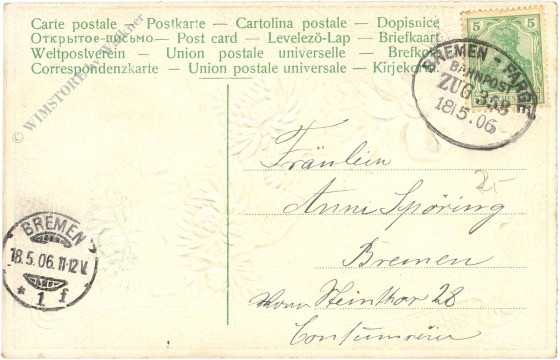 geburtstag: blumen mit schleife