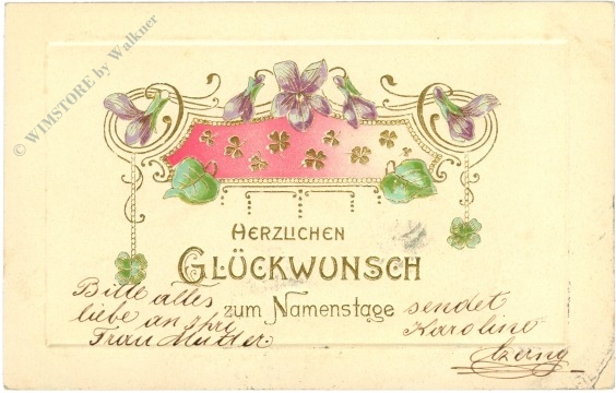 namenstag: blumen am hausdach