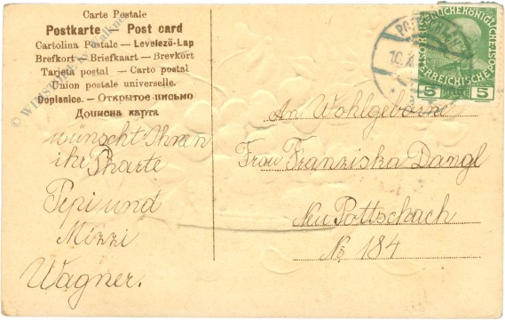 namenstag: holzgefäß mit blumen