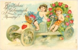 namenstag: engerl mit auto