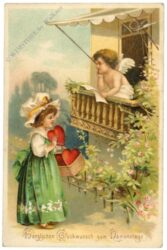 namenstag: dame mit engerl
