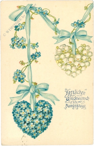 namenstag: blumenherzen