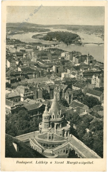 budapest, blick auf die margareteninsel