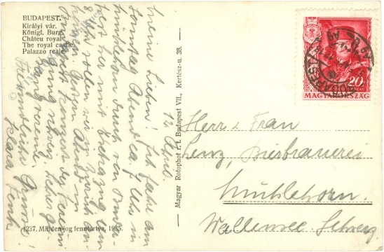 budapest, königl. burg