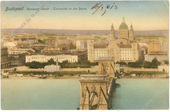 budapest, teilansicht an der donau