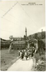 orsova, ada kaleh, ansicht mit moschee
