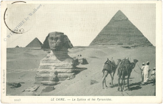 cairo, sphinx und pyramiden