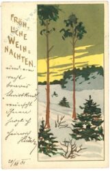 weihnachten: landschaft
